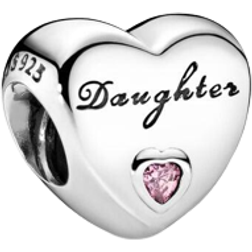 Pandora Daughters Love Charm - Silver/Pink