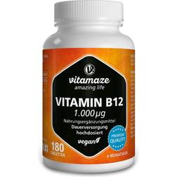 Vitamaze B12 1.000 µg hochdosiert vegan Tabletten