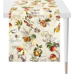 Apelt 'Fruits' Tischdecke Orange, Natur, Beige