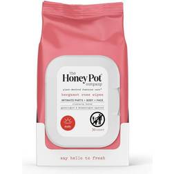 The Honey Pot Wipes Bergamot Rose 30.0 ea