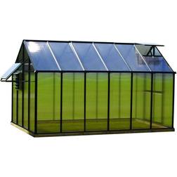 Monticello 8x12 Black Mojave Greenhouse