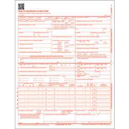 Tops TOP50126RV CMS-1500 Laser Forms 500