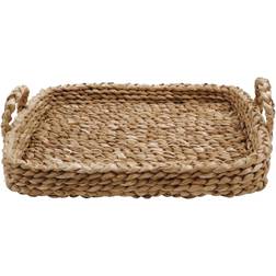 3R Studios Bankuan Braided Tray with Handles Hello Honey in