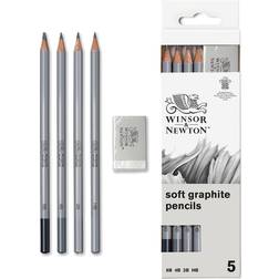 Winsor & Newton Studio Collection Graphite Pencil Set Soft 5-Pieces