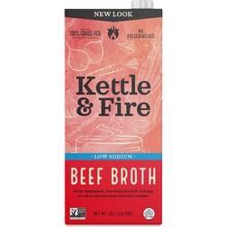 Kettle & Fire Cooking Broth, Beef 32 carton