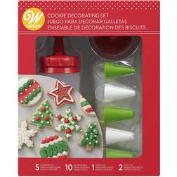 Wilton Set-Red/Green Non-Edibles Kakepynt