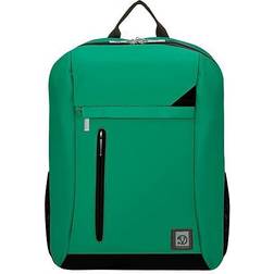 Vangoddy Adler Laptop Backpack Fits up to 15.6" Laptop Jade Green with Black Trim Green