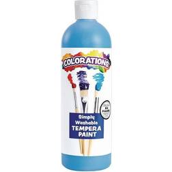 Colorations Sky Blue Simply Washable Tempera Paint 16 oz. Sky Blue