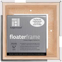 Ampersand Floater Frame Thin, Maple, 6" x 6" 7/8"