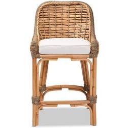 Baxton Studio Kyle Natural Bar Stool