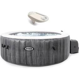 Intex Inflatable Hot Tub Plus Greywood Bubble Jet Spa