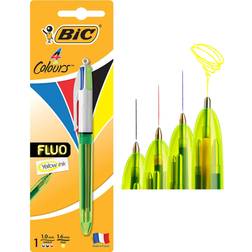 Bic Schreibstifte, 4C Fluo Mehrfarbig