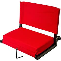 American Furniture Classics Outdoor Leisure Products Folding Stadium Seat Red XL