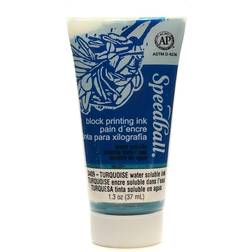 Speedball Block Printing Ink Water-Based 1.25 oz. Turquoise