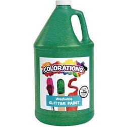 Colorations Washable Glitter Paint Green 1 Gallon