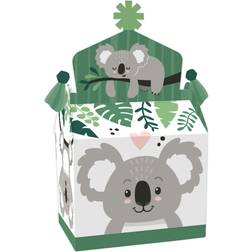 Big Dot of Happiness Koala Cutie Treat Box Party Favors Bear Birthday Party and Baby Shower Goodie Gable Boxes Set of 12