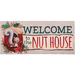 Welcome to the Nut House Sassafras Switch Blue, Red
