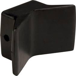 Smith Natural Rubber Bow Y-Stop Roller, 4" x 4" in Black Black