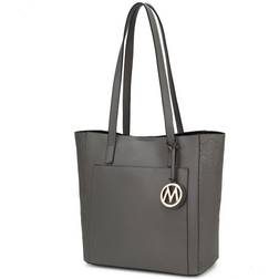 MKF Collection Lea Tote Handbag - Charcoal Grey