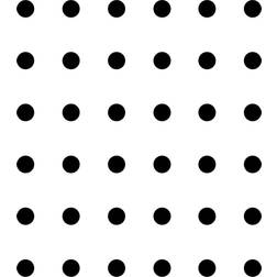 Walplus Polka Dots Classic Black Stickers Decals Nursery Decors