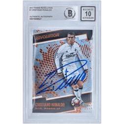 Panini America Cristiano Ronaldo Real Madrid Autographed 2017 Revolution #1 BAS Authenticated 10 Card