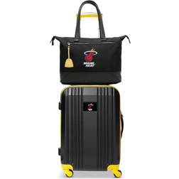 Mojo Miami Heat Premium Laptop Tote Bag and Luggage Set