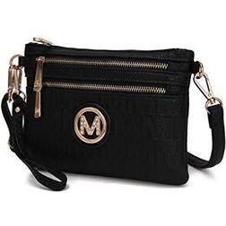 MKF Collection Roonie Milan “M” Signature Cross-body Wristlet by Mia k. Handbag