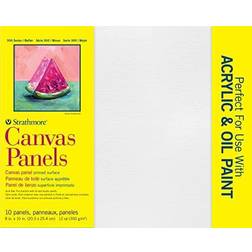 Strathmore 300 Series Canvas Panels, 8x10, White 10