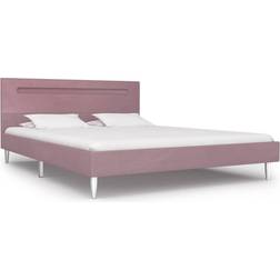 vidaXL Bed Frame with LED Sängram 135x190cm