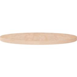 vidaXL Brown, Solid Wood Oak Round Bordplate 90cm