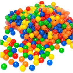 100 bunte Bälle für Bällebad 5,5cm Babybälle Plastikbälle Baby Spielbälle