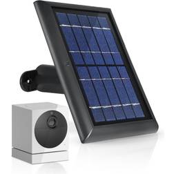 Wasserstein 2-Watt 5-Volt Black Solar Panel for Wyze Cam Outdoor Power Your Surveillance Camera Continuously 1-Pack