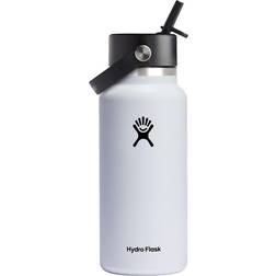 Hydro Flask 32 Wide Mouth Water Flex Straw Cap Thermos