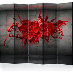 Arkiio Red Ink Blot II Romavdeler 225x172cm