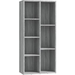 vidaXL grey sonoma Cabinet Bokhylle