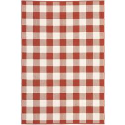 StyleHaven Mainland Gingham Plaid Red, White, Black