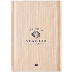Lexington Seafood Striped Küchenhandtuch Weiß, Beige (70x50cm)
