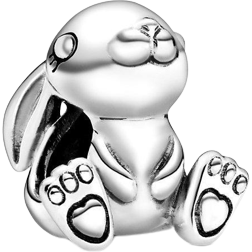 Pandora Nini the Rabbit Charm - Silver/Black