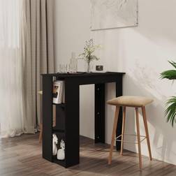 vidaXL with Shelf Bar Table