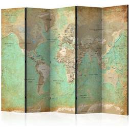 Arkiio Turquoise World Map Romavdeler