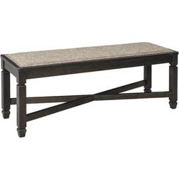 Ashley Tyler Creek Upholstered Brown/Black Storage Bench