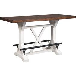 Ashley Signature Design Brown/White Dining Table 30x60"