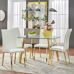 Buylateral Simple 5-Piece Uptown Dining Set 5