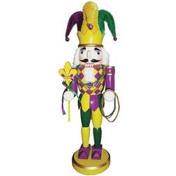 Santa's Workshop 15" Mardi Gras Nutcracker Figurine