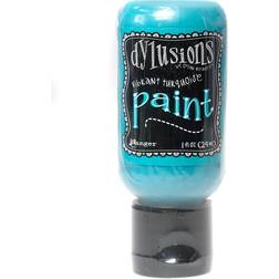 Ranger Dylusions Acrylic Paint 1oz-Vibrant Turquoise