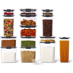 Rubbermaid Brilliance 17-Piece Pantry Kitchen Container