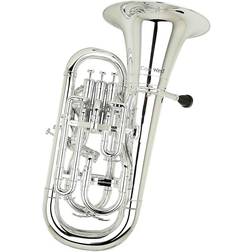 Cool Wind CEU-200 Metallic Series 4-Valve Plastic Euphonium Silver