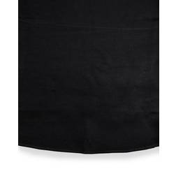 SFERRA Hemstitch Round 90"Dia. Tablecloth Black