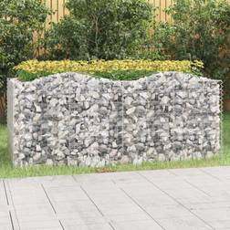 vidaXL 200 Arched Gabion Raised Bed Wire 100cm