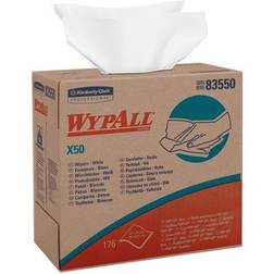 WypAll X50 Disposable Cloths 83550, Strong Extended Use, POP-UP